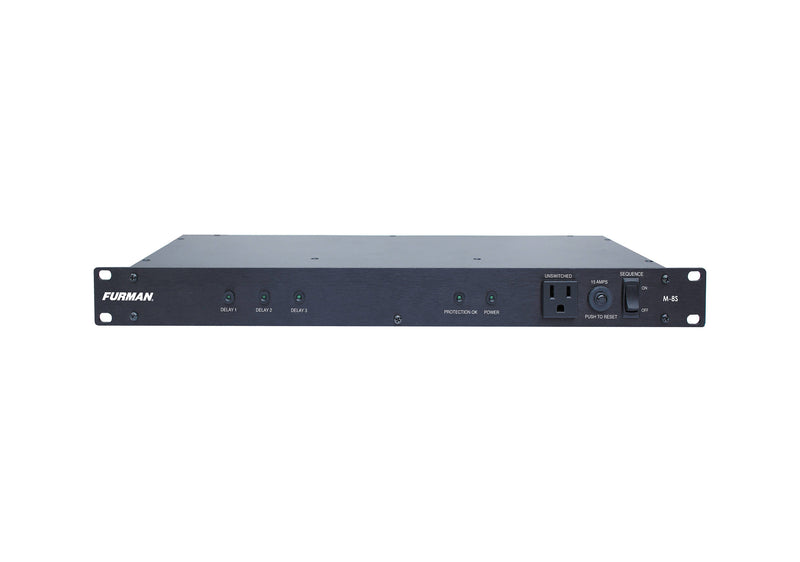 Furman M-8S, 15A Standard Power Conditioner with Sequencer by Furman