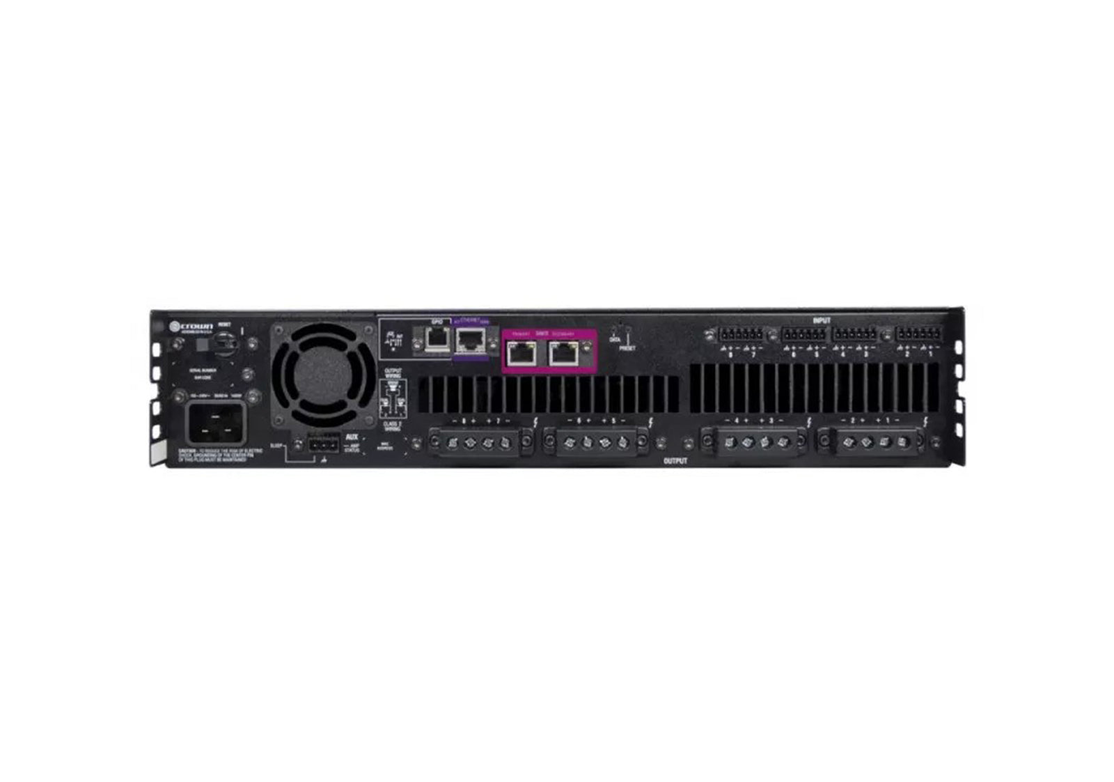 Crown Audio DCI8X600D, 8-Channel 300W at 4 Ohms Power Amplifier with Dante by Crown