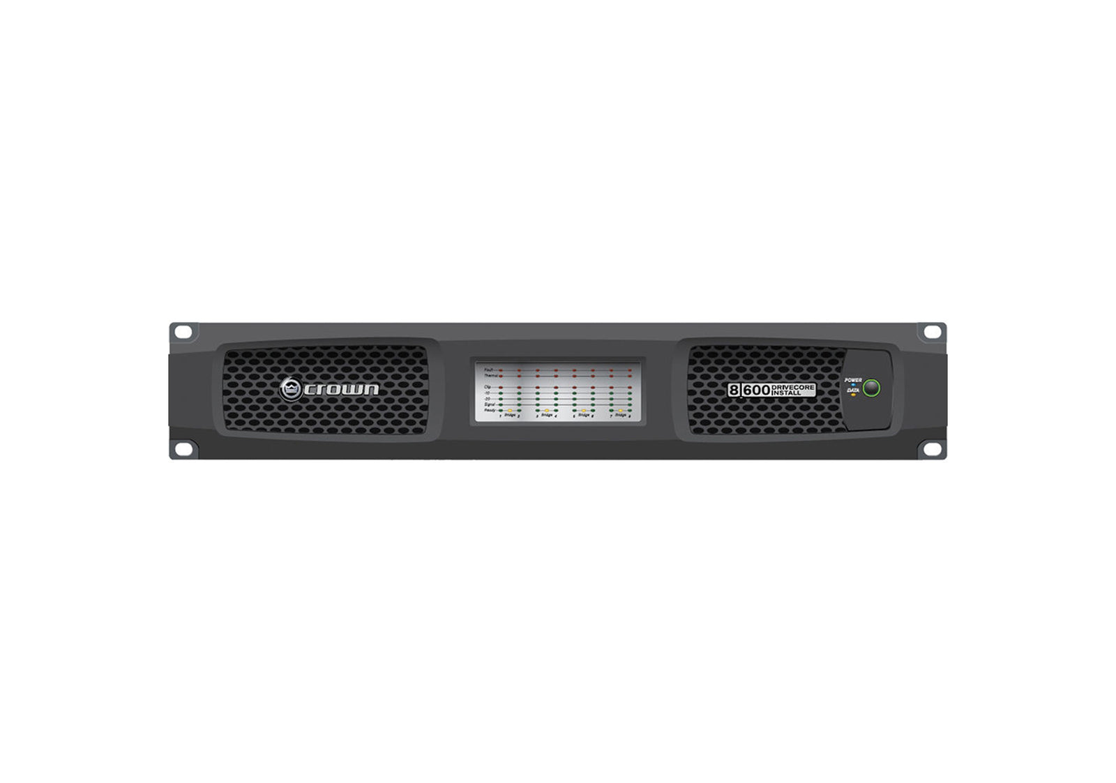 Crown Audio DCI8X600, 8-Channel DriveCore Install Analog Series Amplifier - 600 Watts x 8 by Crown
