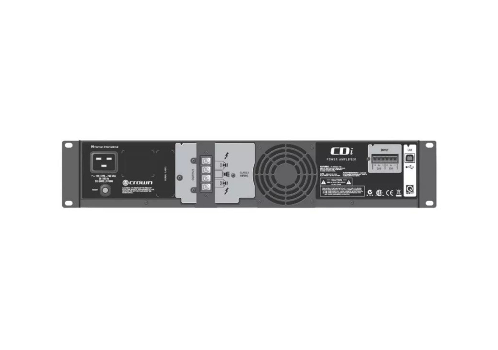 Crown Audio CDI6000, 2-Channel Commercial Amplifier by Crown