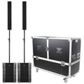 RCF EVOX-12-SYSTEM Speaker Package Including ATA Flight Case by RCF
