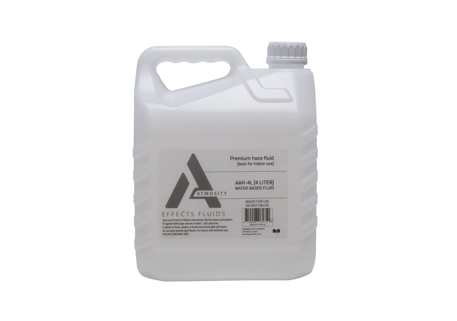 Elation AAH-4L, Atmosity Premium Haze Fluid - 4 Liter Water-Based by Elation Professional