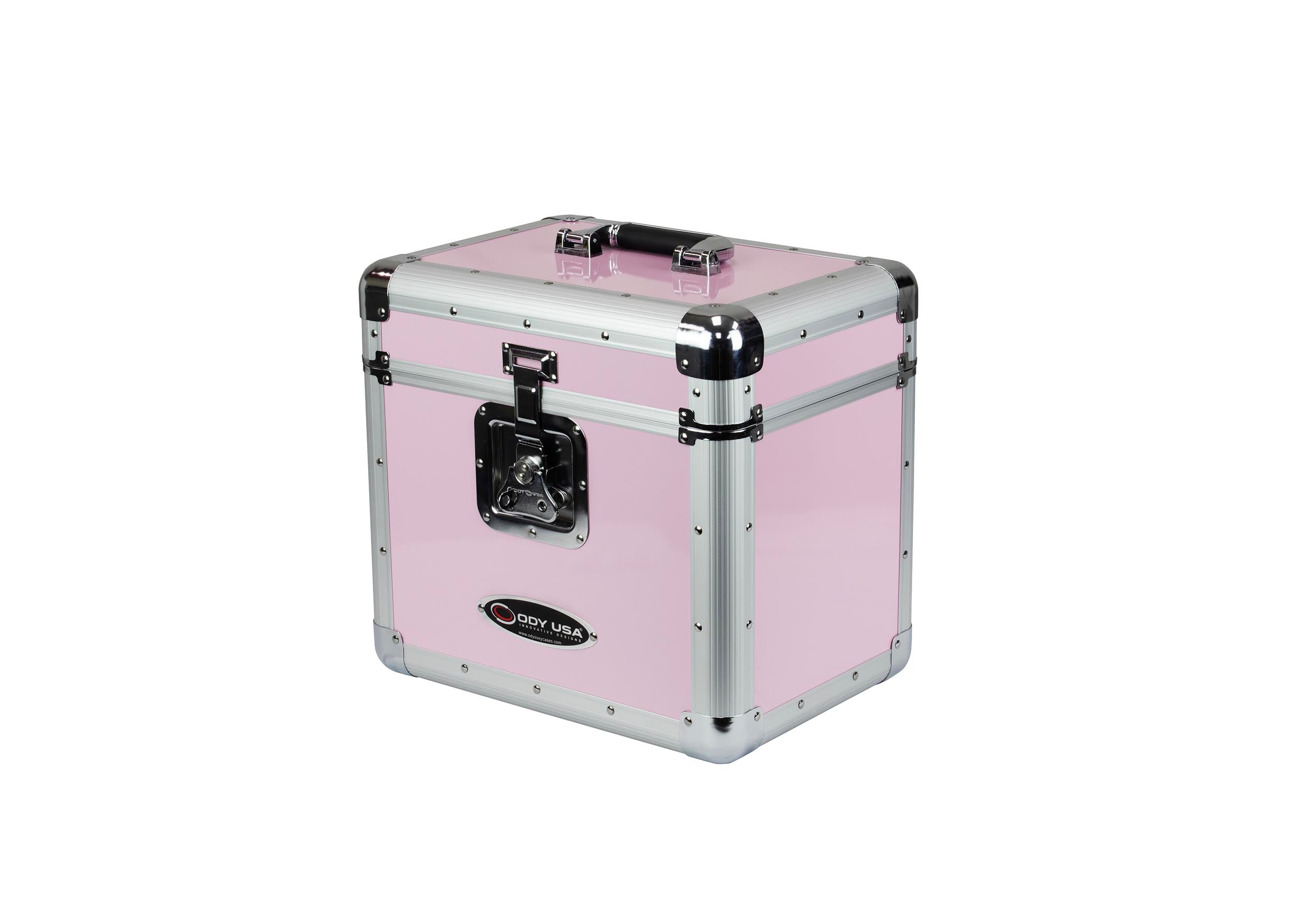 B-Stock: Odyssey KLP1PINK, KROM Series Pink Record / Utility Case for 12-Inch 70 Vinyl Records and LPs by Odyssey
