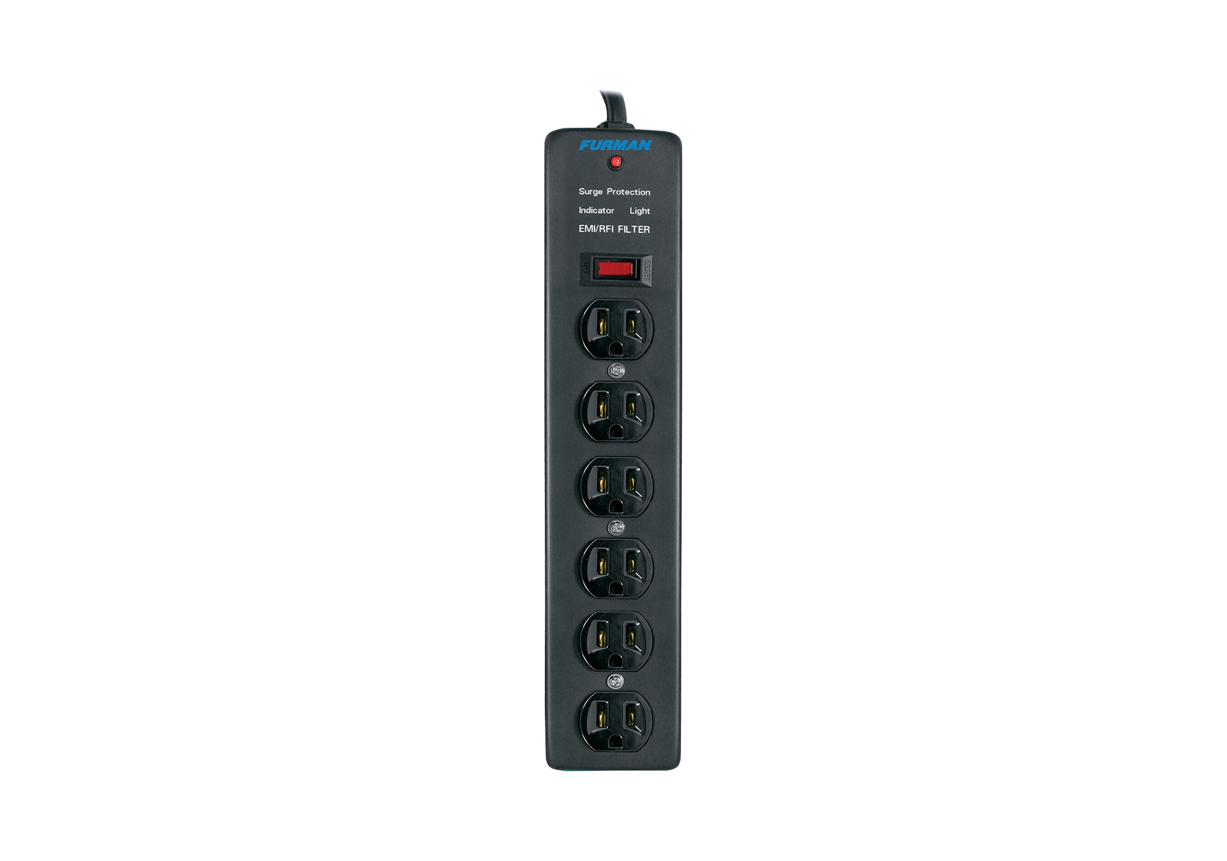 Furman SS-6, 6-Outlet Power Strip with Surge Protection by Furman