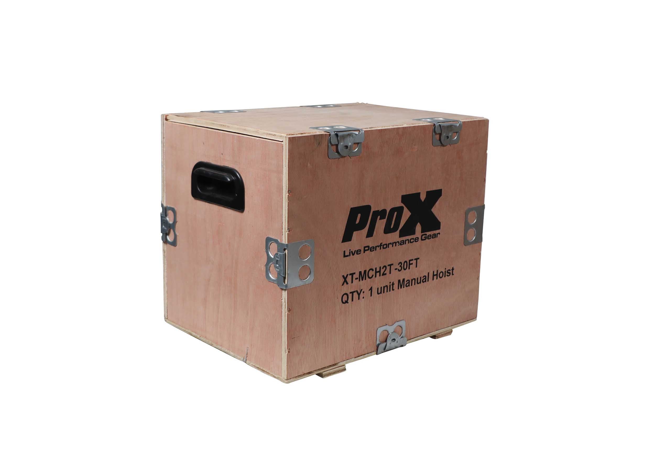 ProX XT-MCH2T30FT 2-Ton Chain Hoist - 30 Ft for Stage, Truss and Line Array Speaker Rigging by ProX Cases