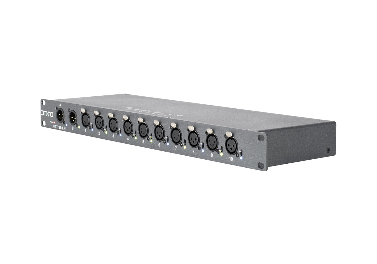 Elation DMX10-53 Rackmount 10-Port DMX Splitter - 5 and 3 Pin by Elation