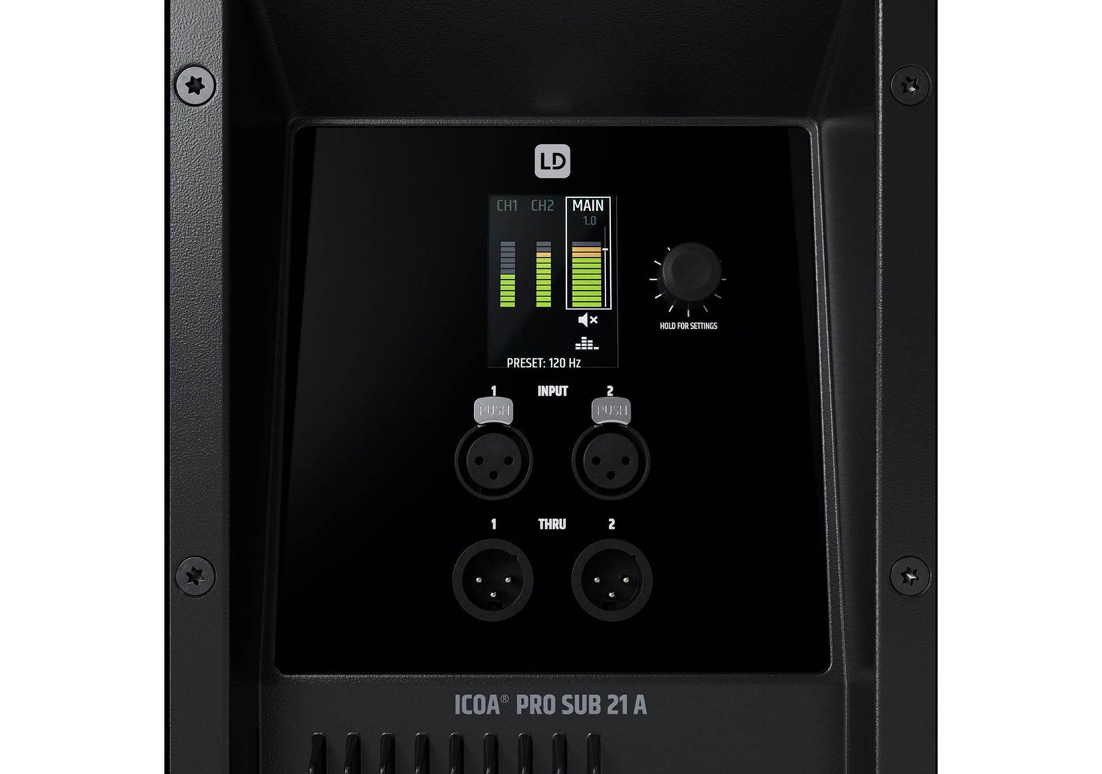 LD Systems ICOA PRO SUB 21 A, Powered Bass Reflex PA Subwoofer with App Control - 21 Inch by LD Systems