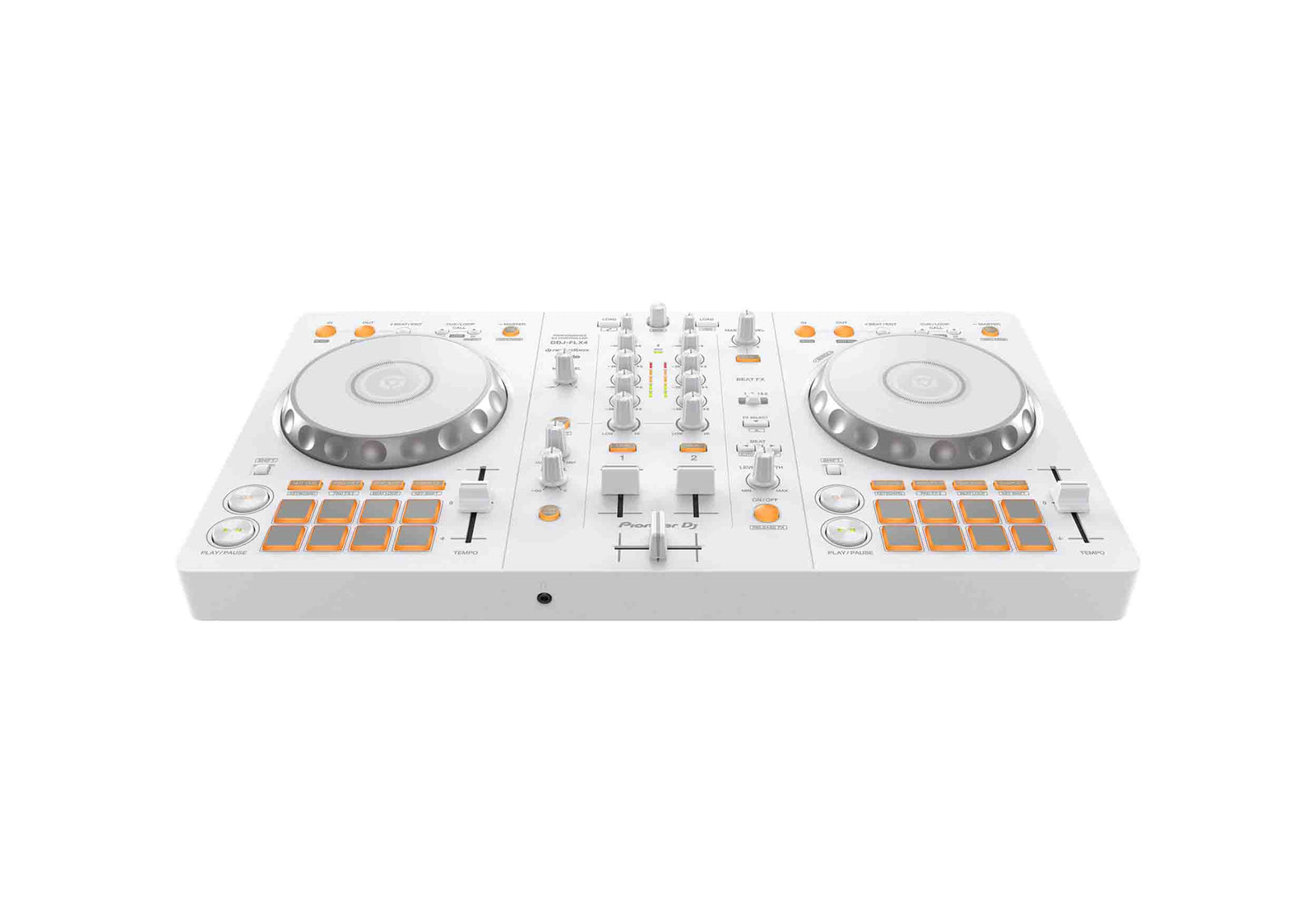 Pioneer DJ DDJ-FLX4-W, 2-Channel DJ Controller for Serato and Rekordbox - White by Pioneer DJ
