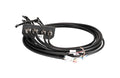 Elation 4W Hardwire Plate Accessory Plate with Power and DMX I/O Tails by Elation