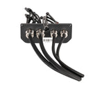 Elation 4W Hardwire Plate Accessory Plate with Power and DMX I/O Tails by Elation