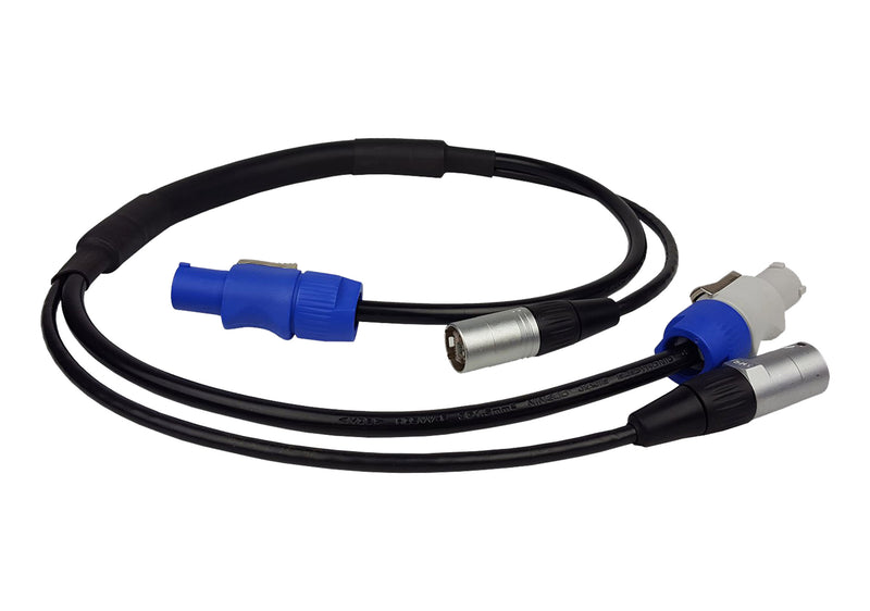 Blizzard ECPC-10 etherCON and powerCON Compatible Combo Cable - 10 ft