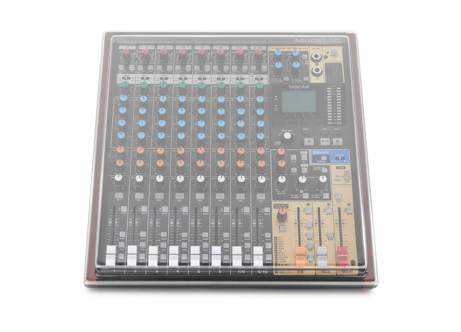 Decksaver DS-PC-MODEL12 Cover for Tascam Model 12 by Decksaver