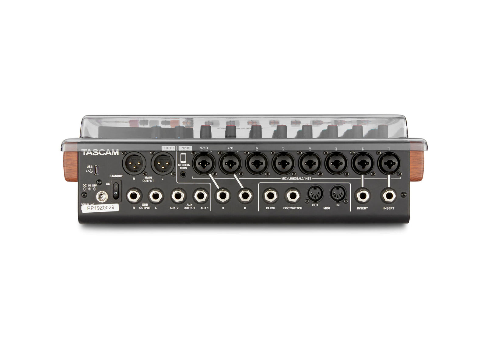 Decksaver DS-PC-MODEL12 Cover for Tascam Model 12 by Decksaver
