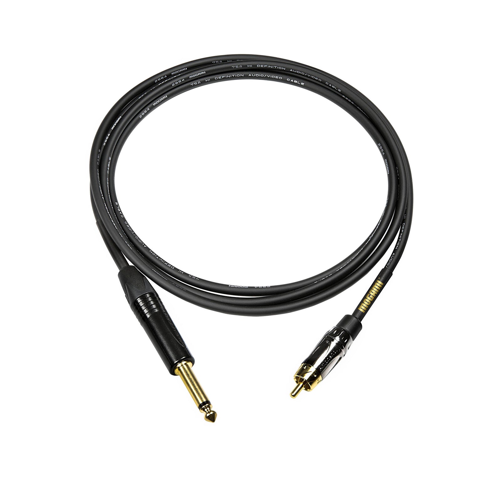 Mogami GOLD TS-RCA, Male to RCA Male Patch Cables by Mogami