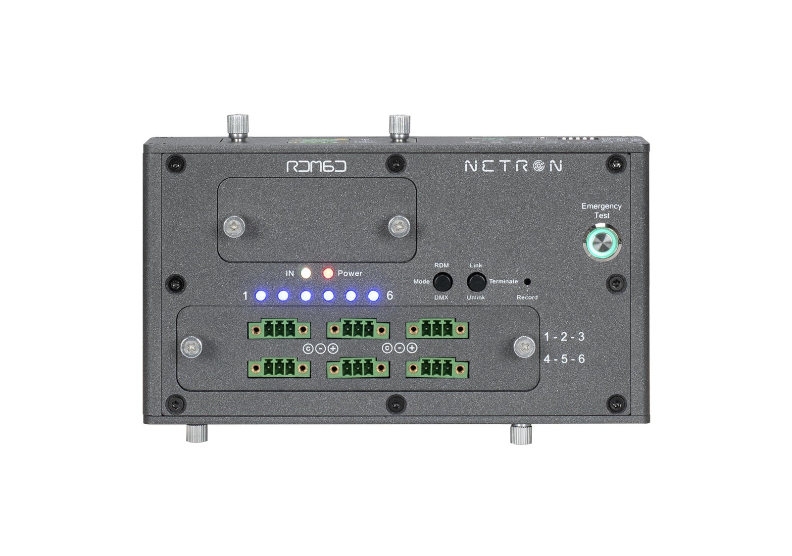 Elation Netron RDM6D, 6-Port DIN-Rail DMX/RDM Splitter by Elation