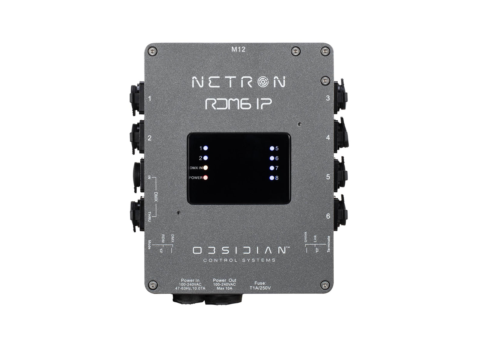 Elation Netron RDM6 IP, 6-Port IP66 DMX RDM Splitter by Elation