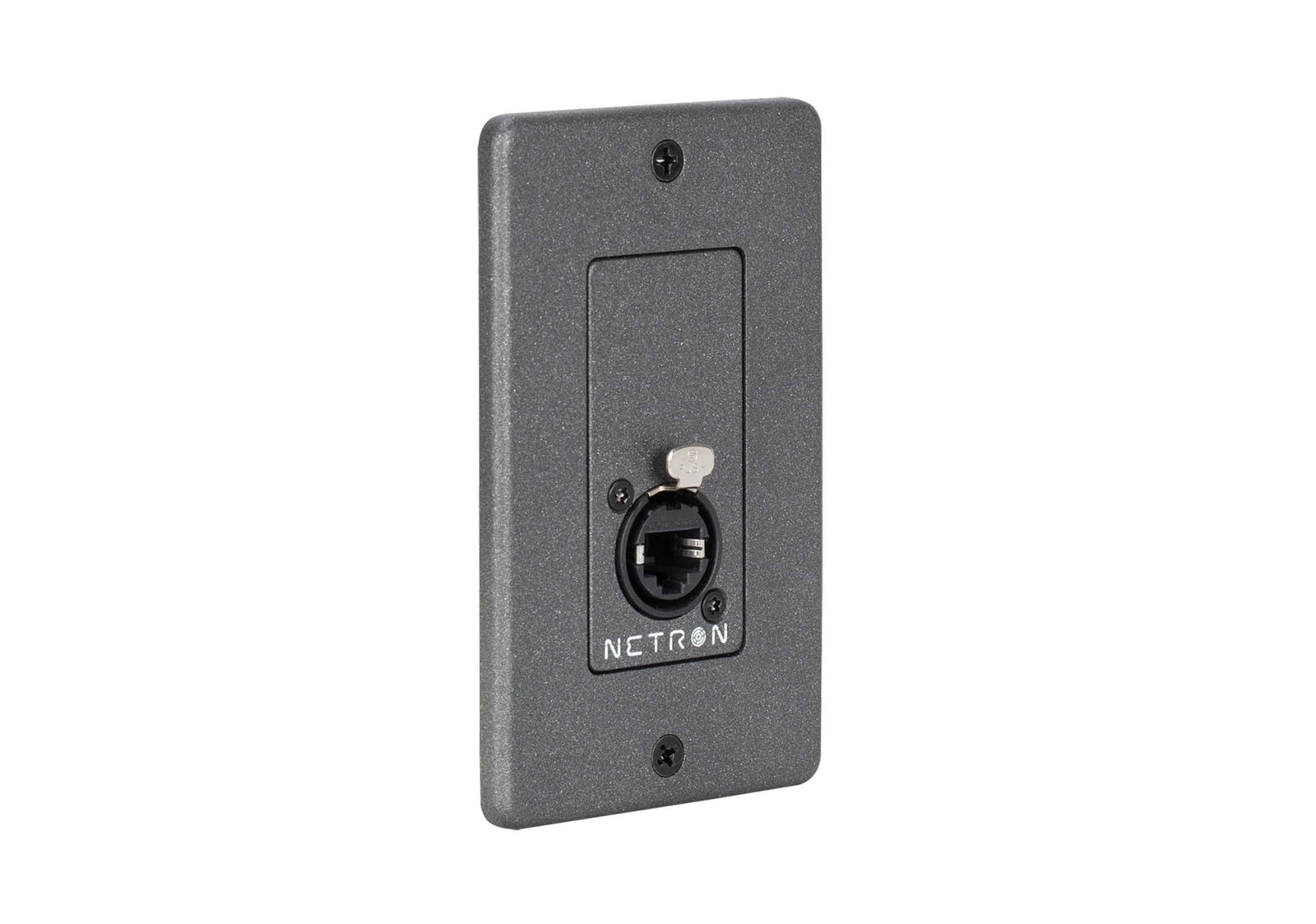 Elation Obsidian NETRON WP1CAT6, Decora Wall Plate RJ45 CAT6A by Elation