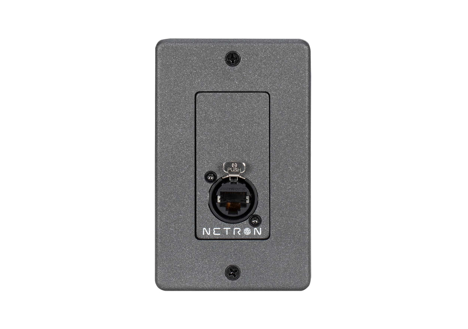 Elation Obsidian NETRON WP1CAT6, Decora Wall Plate RJ45 CAT6A by Elation