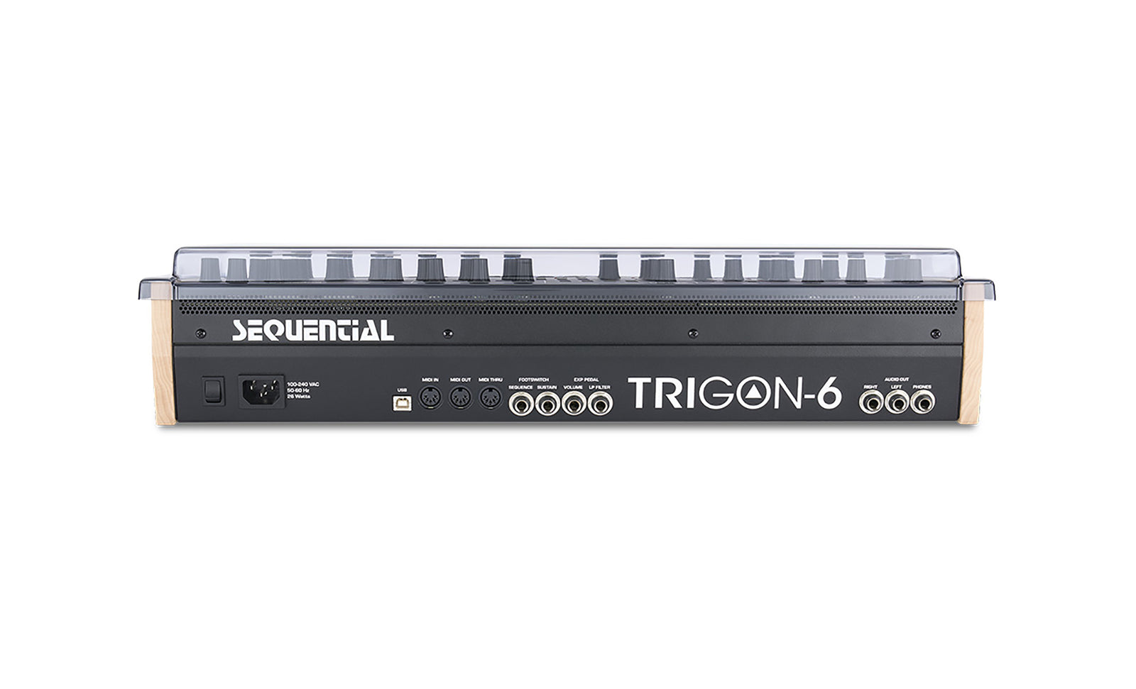 Decksaver DS-PC-TRIGON6DESKTOP, Protection Cover for Trigon-6 Synthesizer by Decksaver