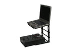Odyssey LSTANDM, Laptop/DJ Gear Mobile Folding Stand with Clamps by Odyssey