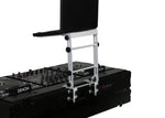 Odyssey LSTANDM, Laptop/DJ Gear Mobile Folding Stand with Clamps by Odyssey