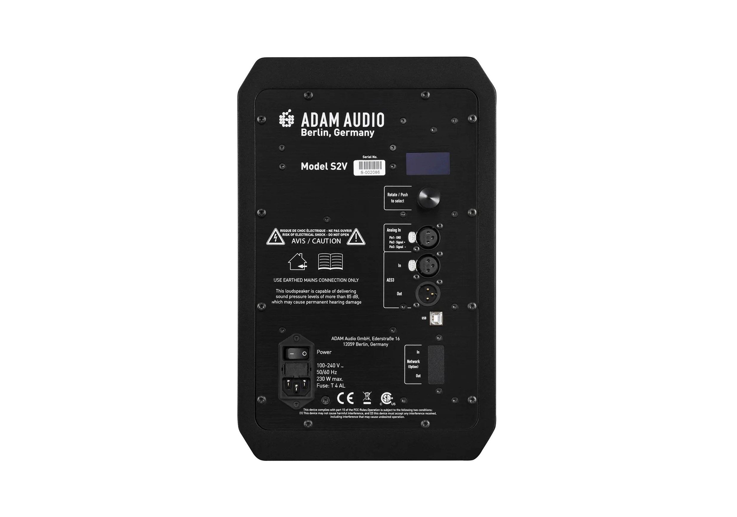 Adam Audio S2V, 7-inch Powered Studio Monitor