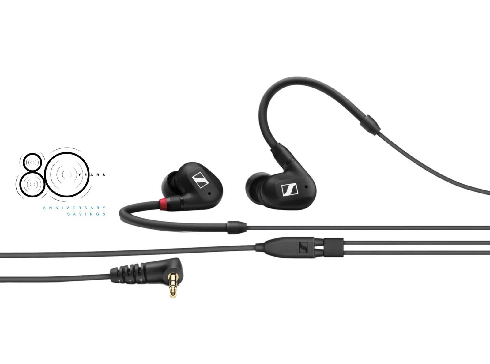 Sennheiser IE 100 PRO In-Ear Monitoring Headphones - Black by Sennheiser