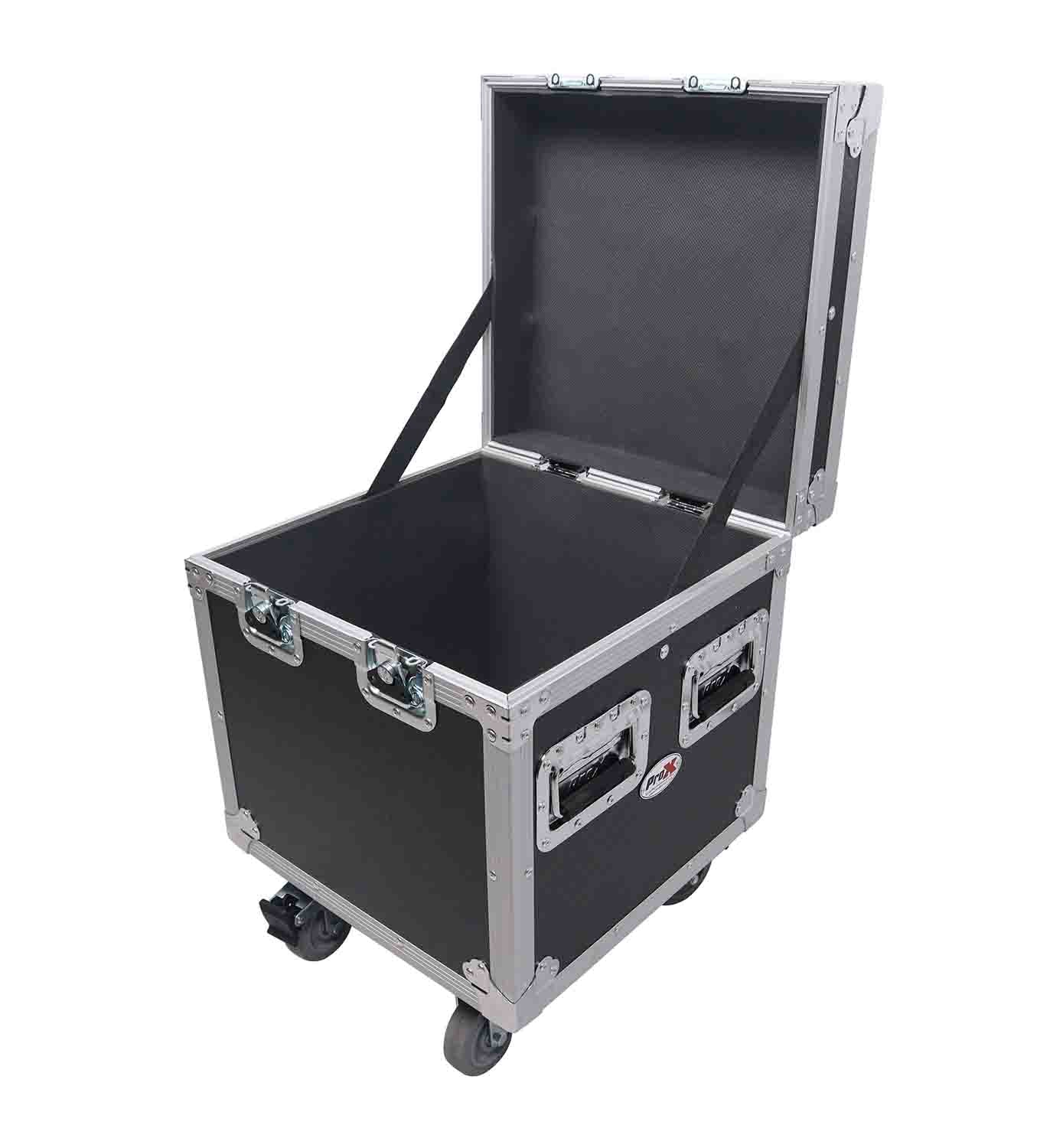 B-Stock Scratch & Dent: ProX XS-UTL17 ATA Utility Flight Travel Heavy-Duty Storage Road Case with 4-Inch in casters – 18"x18"x18' Exterior by ProX Cases
