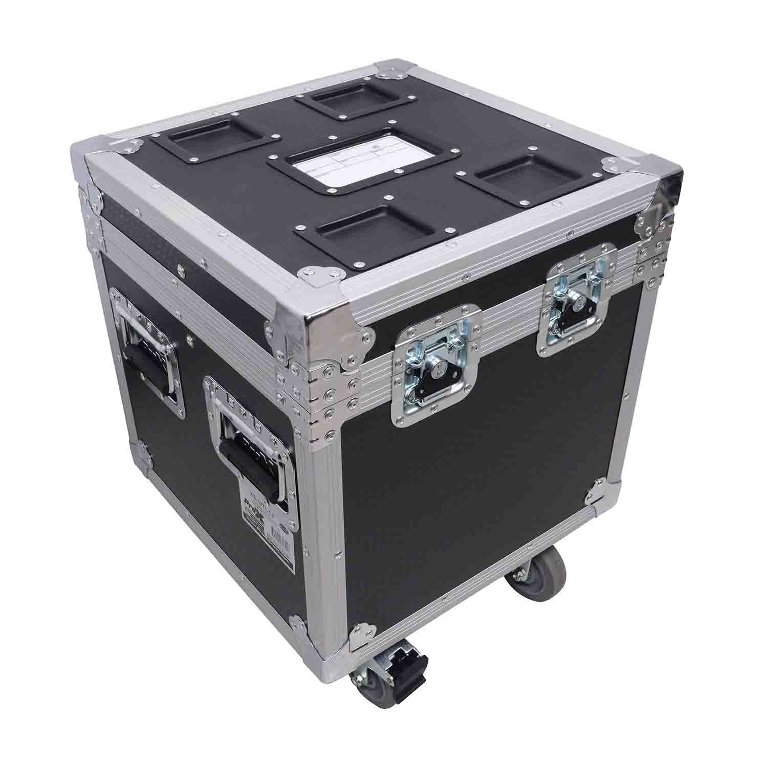 B-Stock Scratch & Dent: ProX XS-UTL17 ATA Utility Flight Travel Heavy-Duty Storage Road Case with 4-Inch in casters – 18"x18"x18' Exterior by ProX Cases