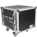 B-Stock: ProX T-10RSP24W, 10U Space Shockproof Amp Rack ATA Flight Case 24 In Depth with Casters by ProX Cases