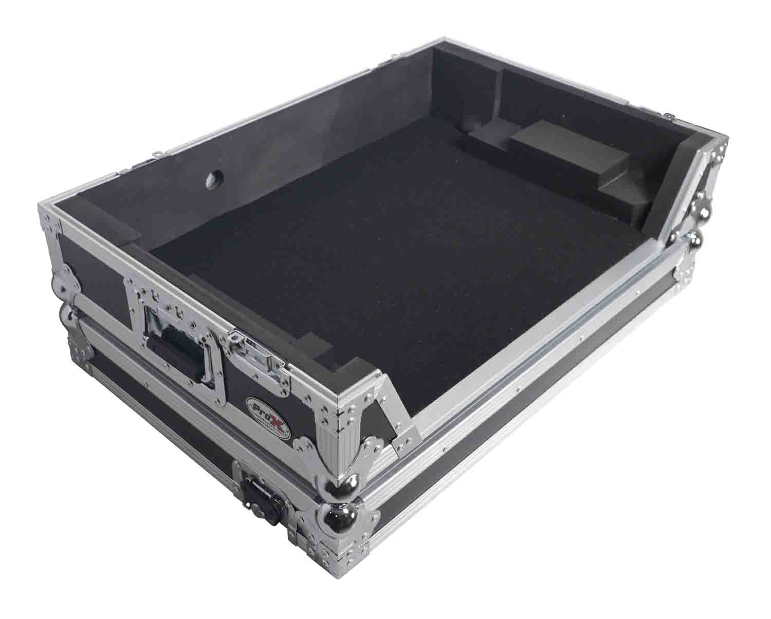 B-Stock: ProX XS-DDJFLX10 W, Flight Style Road Case for Pioneer DDJ-GRV6 or DDJ-FLX10 DJ Controller with 1U Rack Space Wheels by ProX Cases