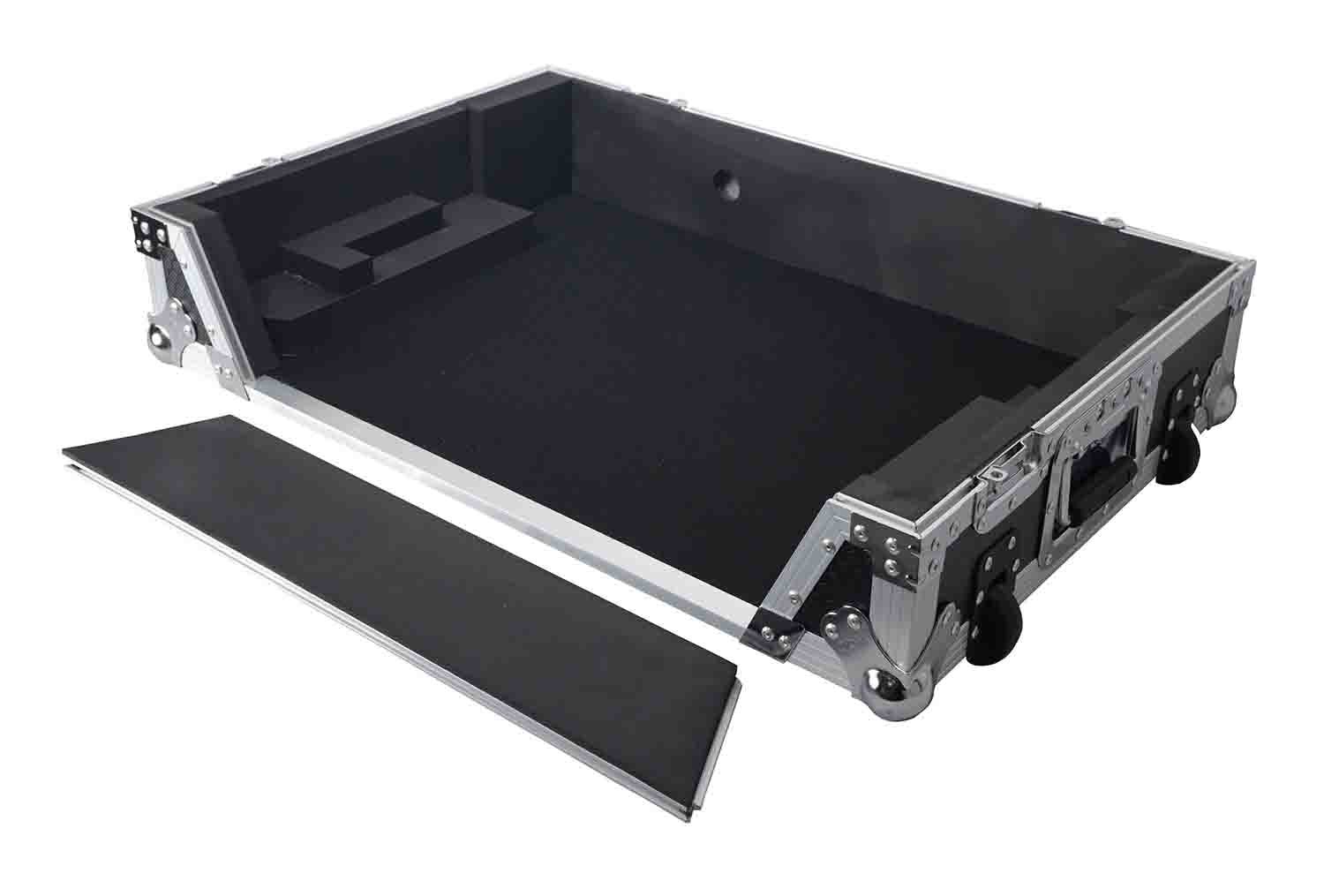 B-Stock: ProX XS-DDJFLX10 W, Flight Style Road Case for Pioneer DDJ-GRV6 or DDJ-FLX10 DJ Controller with 1U Rack Space Wheels by ProX Cases