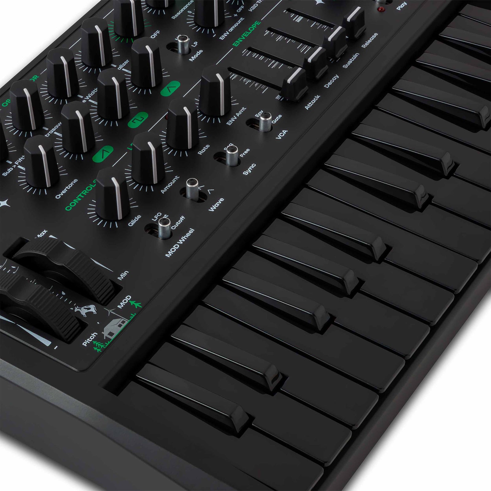 Arturia MicroBrute UFO Analog Monophonic Synthesizer - Limited Edition by Arturia