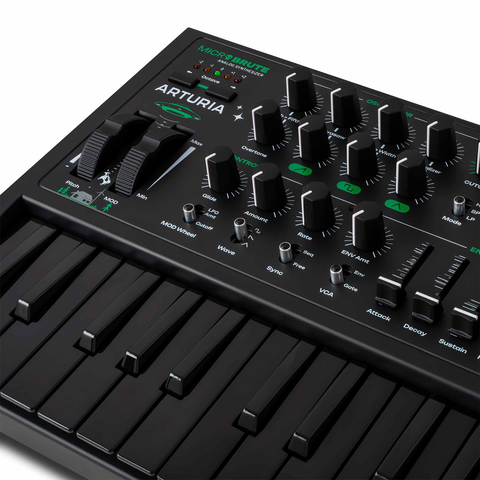 Arturia MicroBrute UFO Analog Monophonic Synthesizer - Limited Edition by Arturia