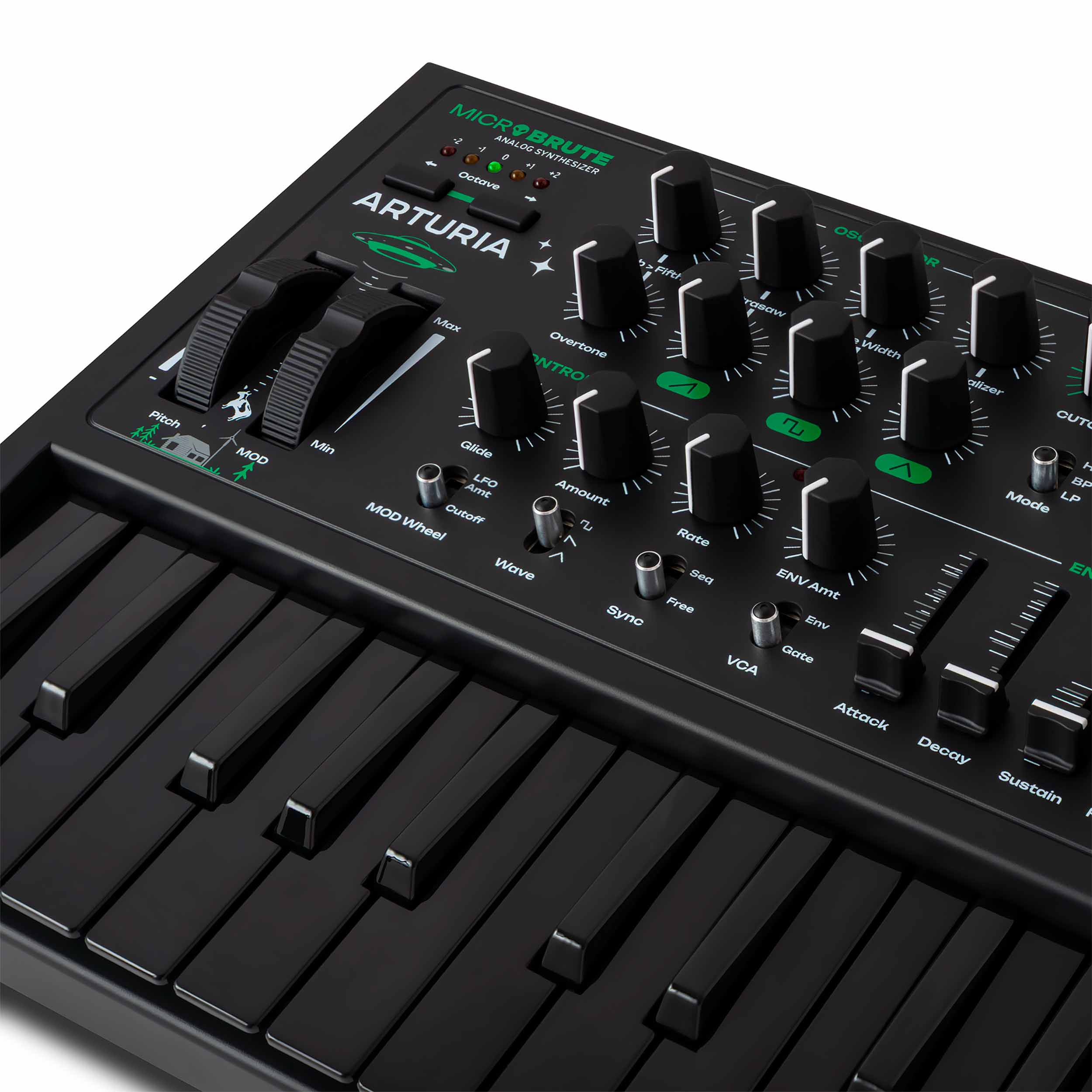Arturia MicroBrute UFO Analog Monophonic Synthesizer - Limited Edition