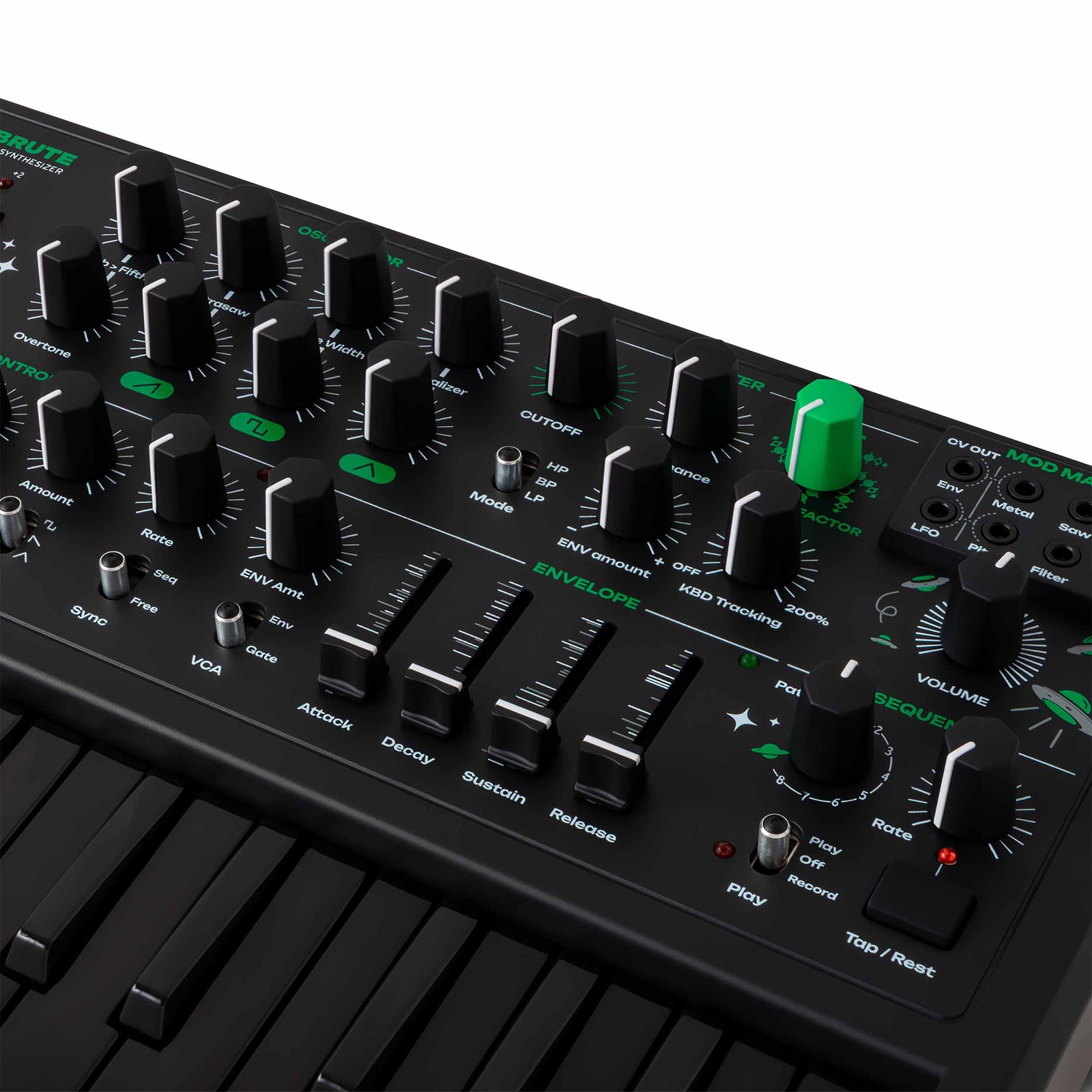 Arturia MicroBrute UFO Analog Monophonic Synthesizer - Limited Edition by Arturia