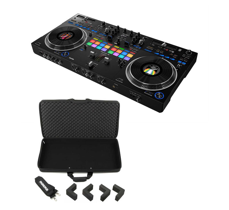 Pioneer DDJ-REV7 Scratch-Style DJ Controller with Magma Lightweight Case by Pioneer DJ