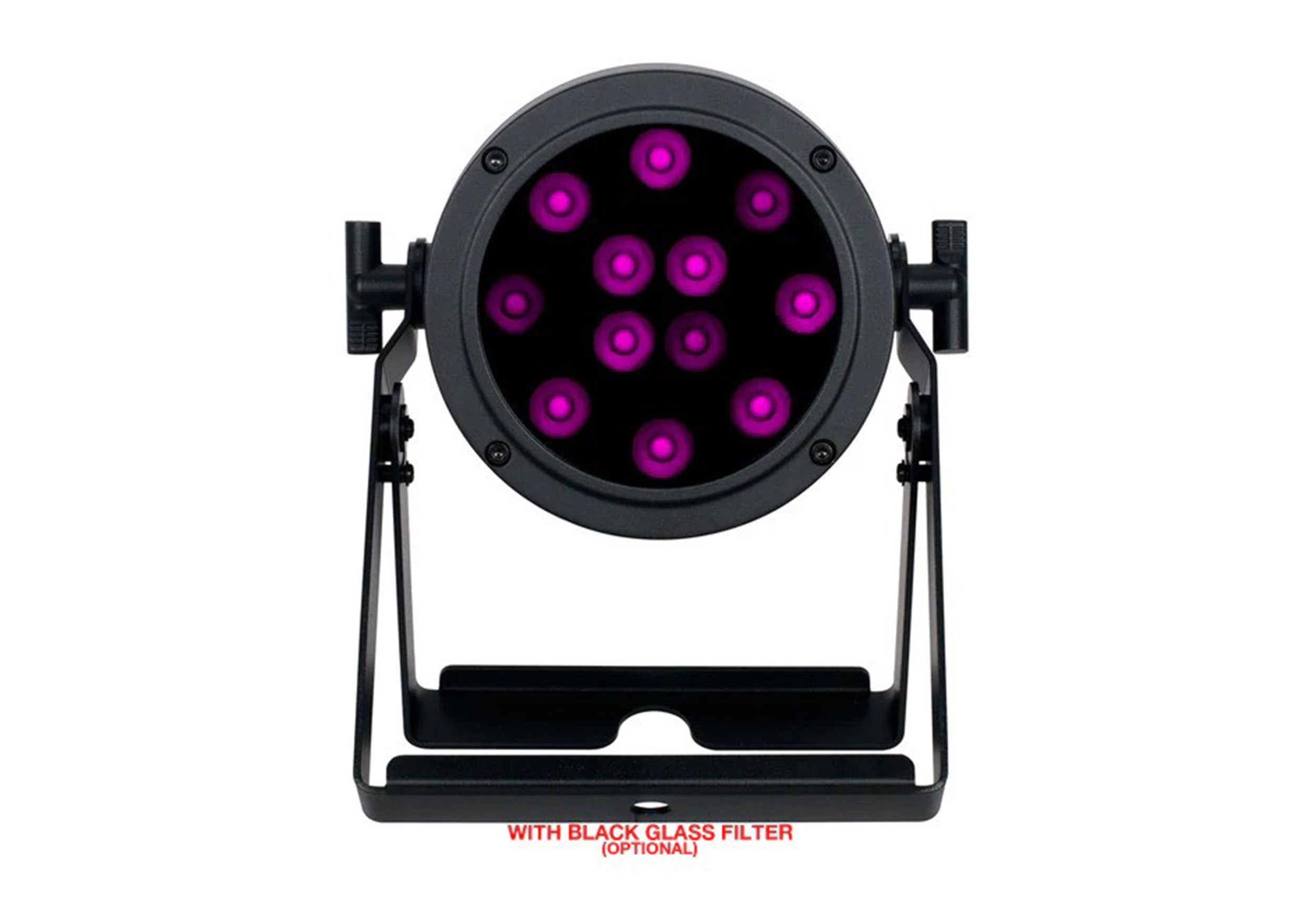Elation Professional Prisma Par 20, 365nm LED IP65 20° Par Fixture 12 x 2W
