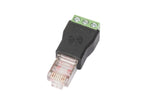 Elation Obsidian NETRON RJ-T, RJ45 to Wire Screw Terminal DMX/RDM Adapter by ELATION