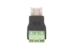 Elation Obsidian NETRON RJ-T, RJ45 to Wire Screw Terminal DMX/RDM Adapter by ELATION