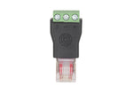 Elation Obsidian NETRON RJ-T, RJ45 to Wire Screw Terminal DMX/RDM Adapter by ELATION