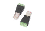 Elation Obsidian NETRON RJ-T, RJ45 to Wire Screw Terminal DMX/RDM Adapter by ELATION