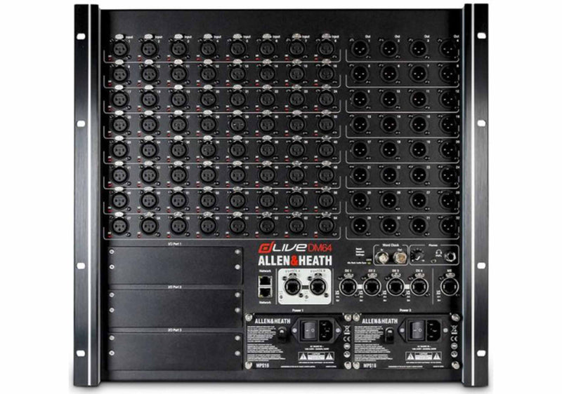 Allen & Heath dLive DM64 RUFX MixRack Stage Box