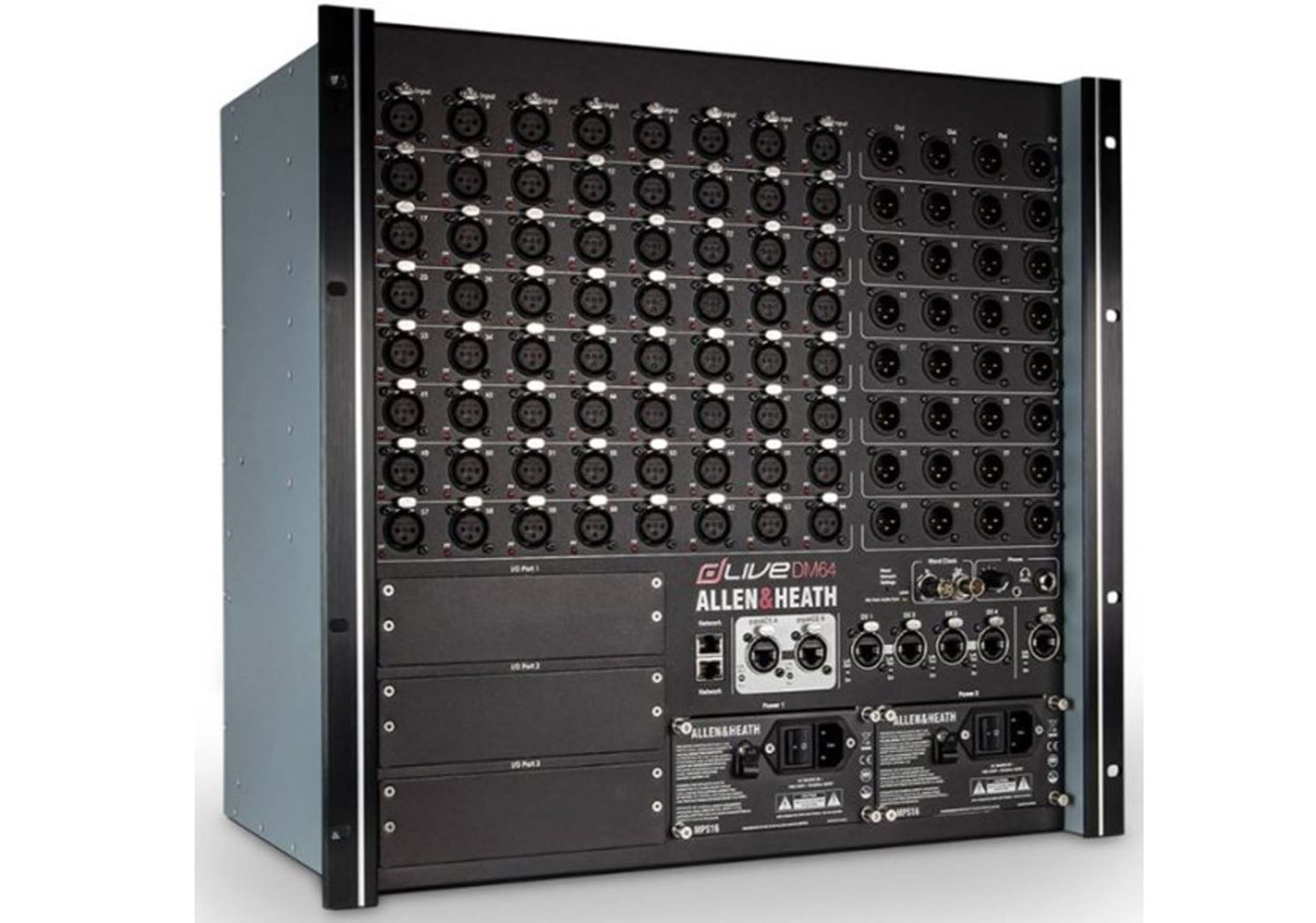 Allen & Heath dLive DM64 RUFX MixRack Stage Box