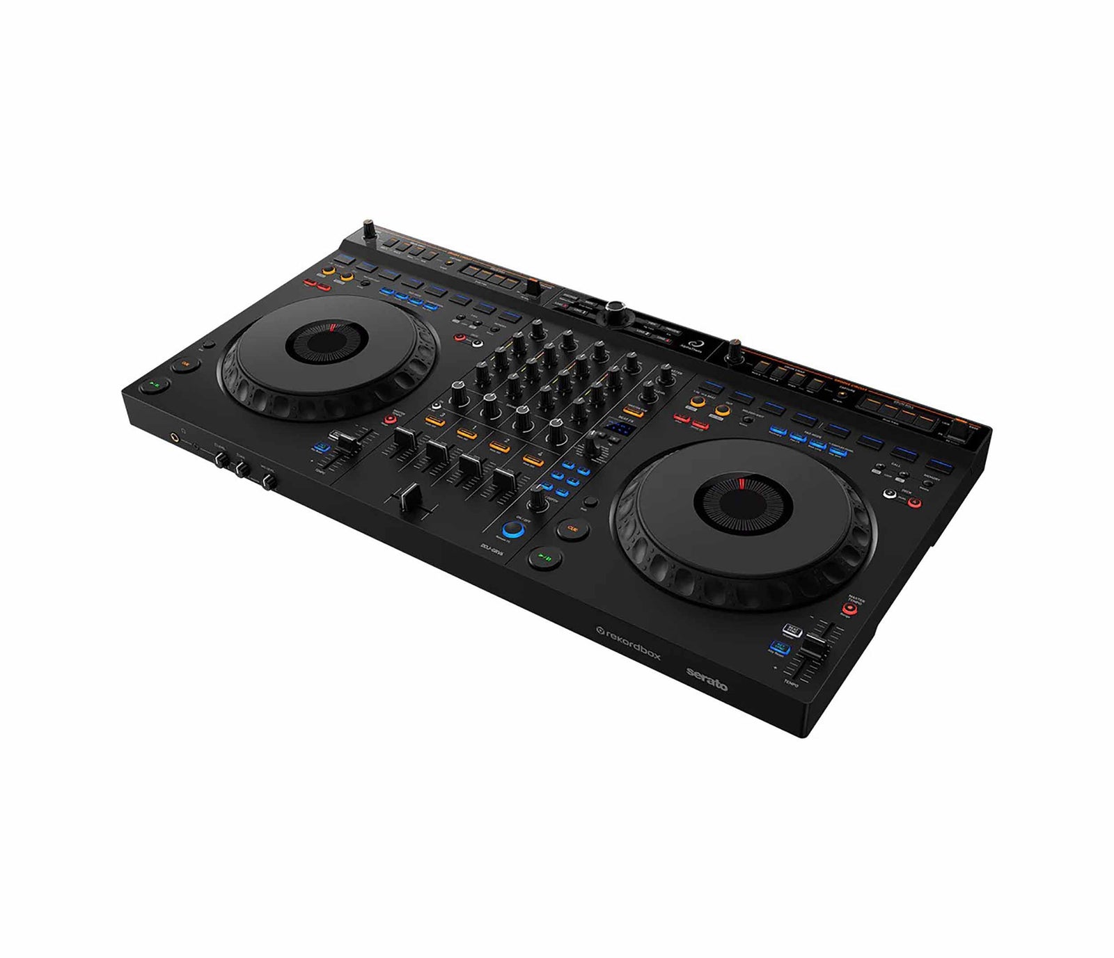 DJ Package for Club with Pioneer DJ Controller, Case, Headphones, Loudspeaker, Cable and LED Lighting System by Pioneer DJ