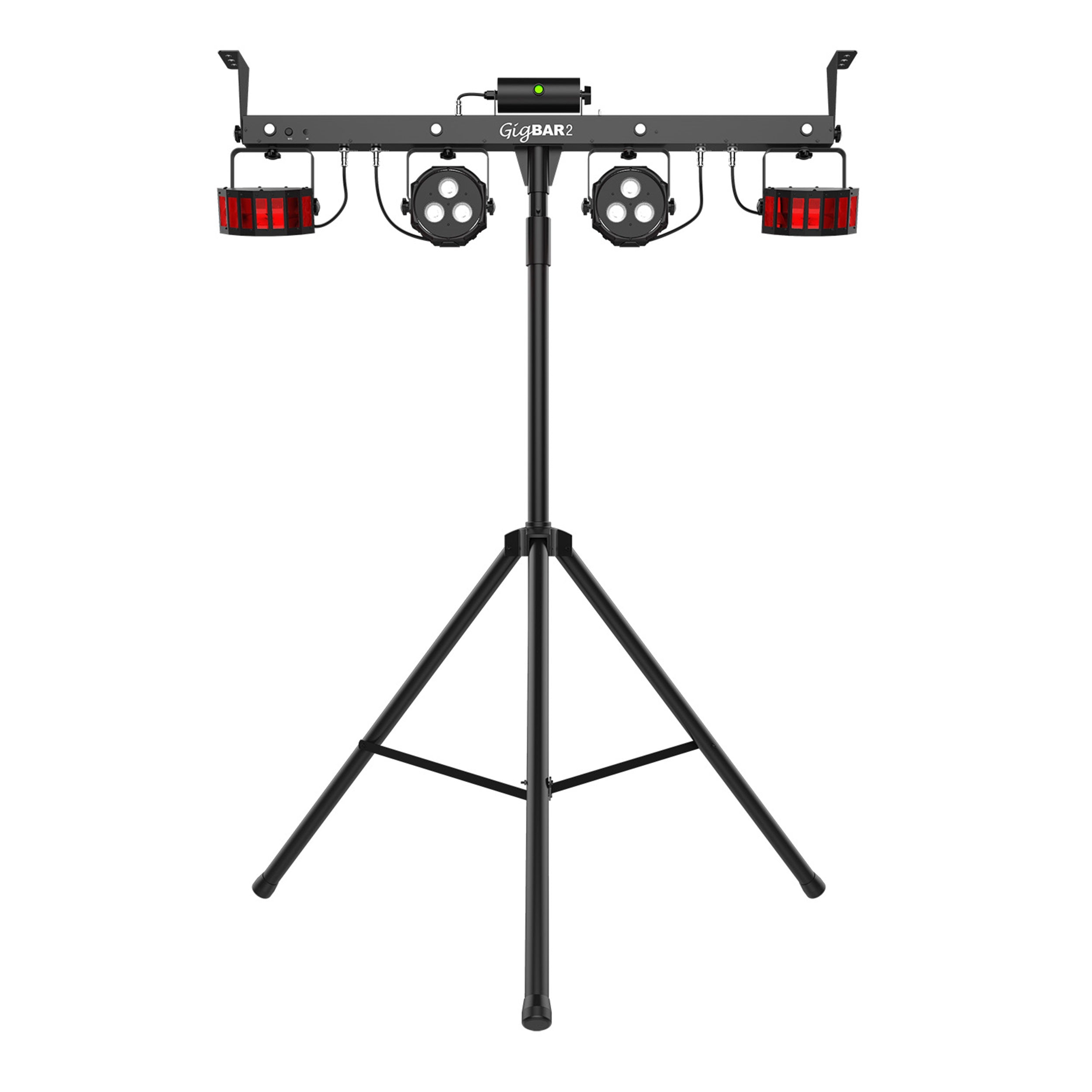 DJ Package for Club with Pioneer DJ Controller, Case, Headphones, Loudspeaker, Cable and LED Lighting System by Pioneer DJ