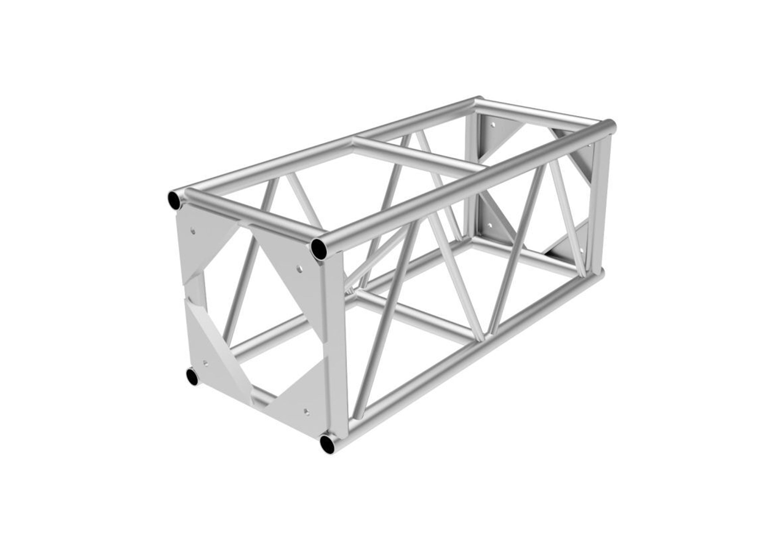 Global Truss DT-GP20-8FT, 20.5" End Plate Square Truss Straight Segment - 8ft