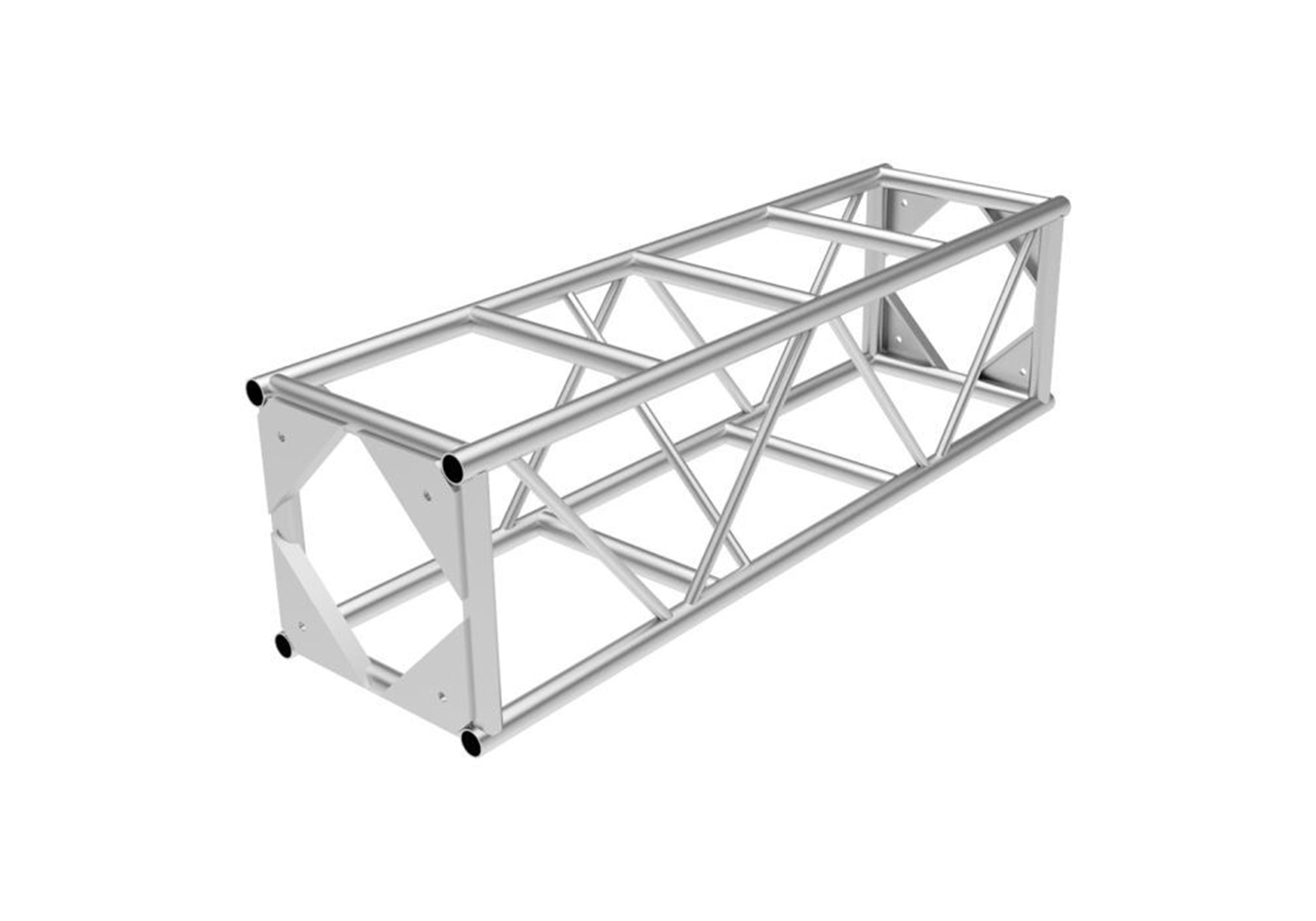 Global Truss DT-GP20-8FT, 20.5" End Plate Square Truss Straight Segment - 8ft