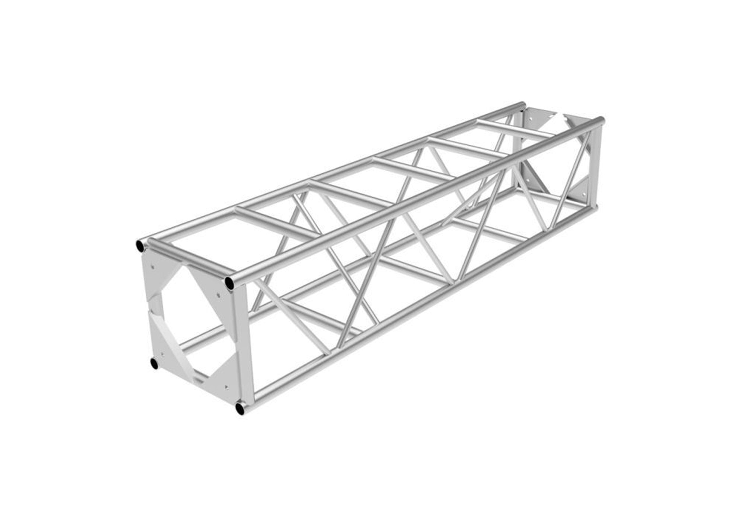 Global Truss DT-GP20-8FT, 20.5" End Plate Square Truss Straight Segment - 8ft