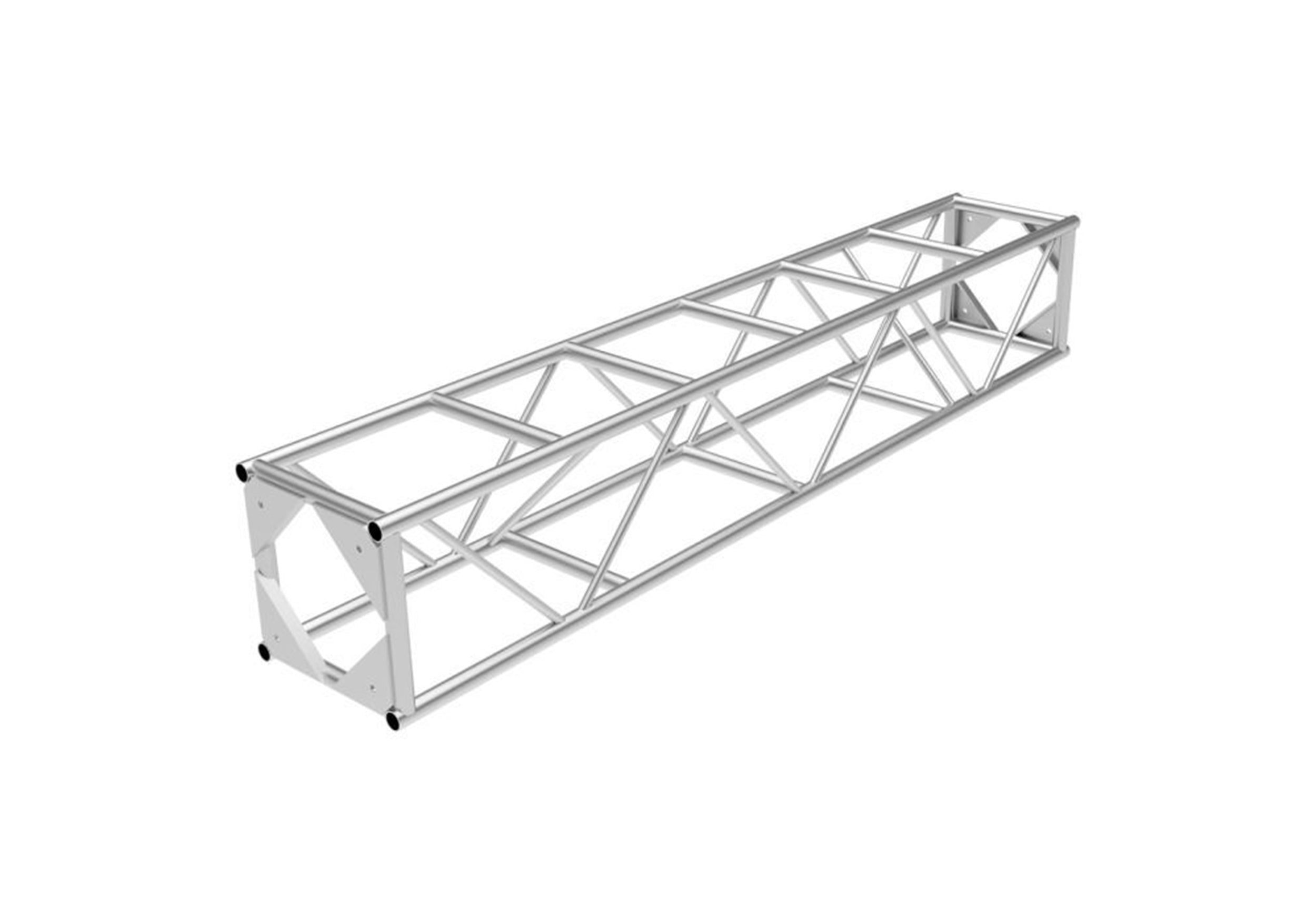 Global Truss DT-GP20-8FT, 20.5" End Plate Square Truss Straight Segment - 8ft